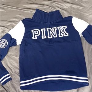 VS PINK half zip S